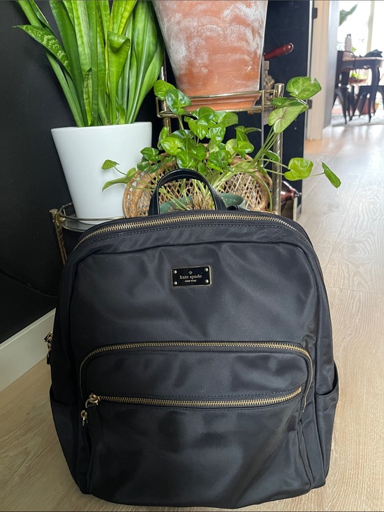 kate spade Handbags - Kate Spade New York Large Hilo Black Avenue laptop backpack